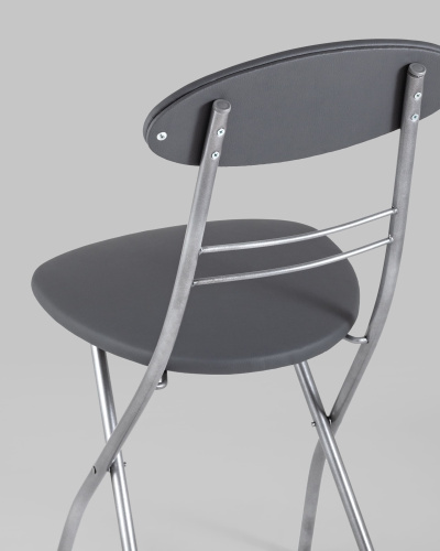 Стул складной М8-01 Компакт серый. Фото №8