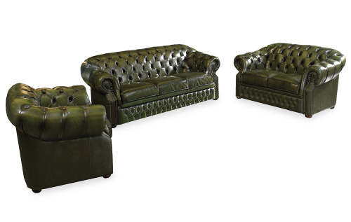 Диван В-128 (2-х местный) зеленый. Фото №8