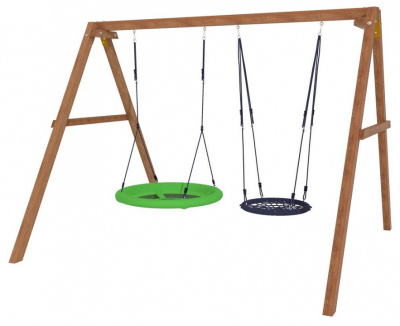 Качели детские Р911-22, коричневый фото Качели детские Р911-22, коричневый. Фото №3