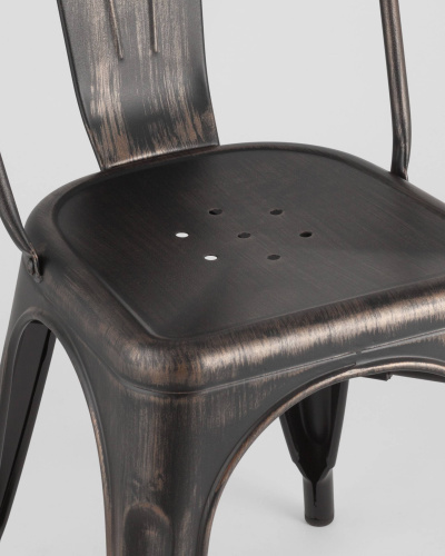 Стул барный Марсель велюр серый. Фото №8