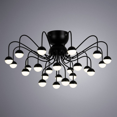 Потолочная люстра Arte Lamp Dexter A3619PL-24BK фото Потолочная люстра Arte Lamp Dexter A3619PL-24BK. Фото №2
