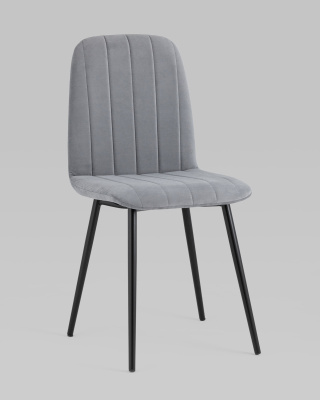Стул Easy велюр серый. Фото