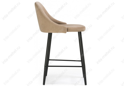 Барный стул Джама бежевый / черный матовый. Фото