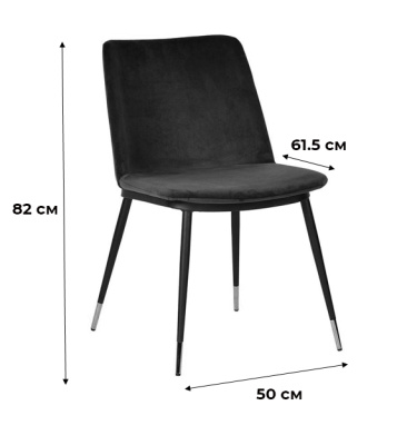 Стул Jagger Black фото Стул Jagger Black. Фото №3