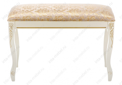 Стул деревянный Валентино патина золото / бежевый. Фото №2