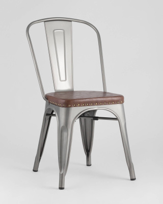 Стул TOLIX SOFT серебристый. Фото