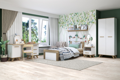 Консоль NORA 3011.2 Blanco mate/Plata. Фото