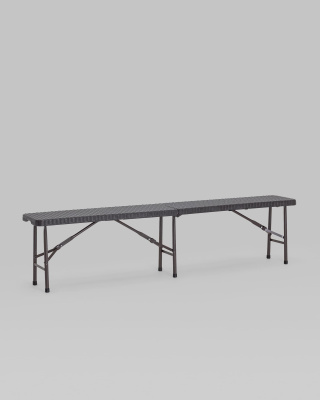 Скамейка складная Кейт 180 коричневая. Фото №3