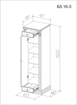 Обувница - стойка Благо 5 Б 5.16-3. Фото