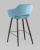 Стул барный Саймон велюр пыльно-голубой фото Стул барный Саймон велюр пыльно-голубой. Фото №7