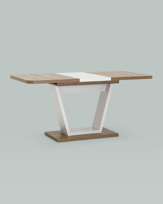 Стол Vector 120-160*80 дуб Ка/пепел. Фото