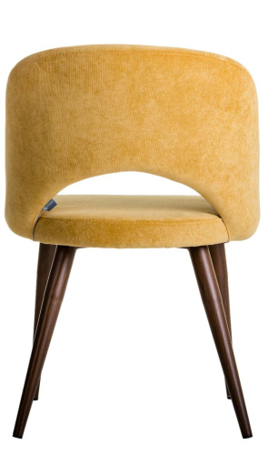 Кресло Lars Жёлт/Тёмный Орех. Фото №6