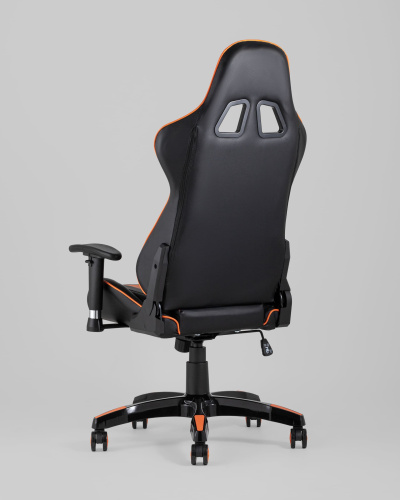 Кресло игровое TopChairs Corvette оранжевое. Фото №7