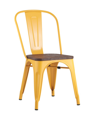 Стул TOLIX WOOD желтый. Фото №2