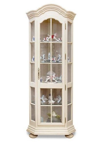 Шкаф с витриной (угловой) Ноктюрн ГМ 5268. Фото №1