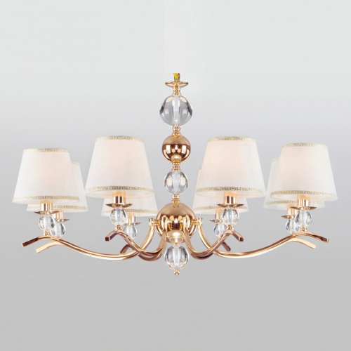 Подвесная люстра Eurosvet Sortino 60097/8 золото. Фото №1