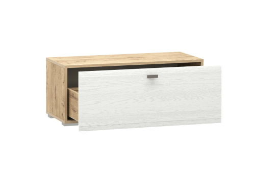 Тумба Snow wood НМ 011.86-01, Белое дерево, Дуб Бунратти. Фото №2