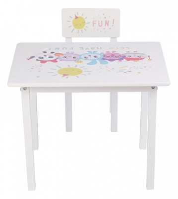 Набор для детской Polini Kids Малышарики 105 S, белый. Фото