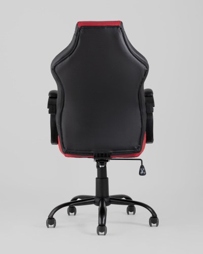 Кресло игровое TopChairs Racer Midi черно-красное. Фото №6