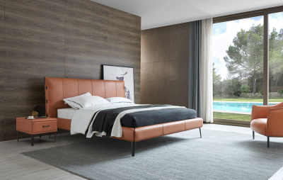 Кровать 1727 коричневая. Фото №4