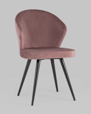 Стул Танго велюр пыльно-розовый. Фото